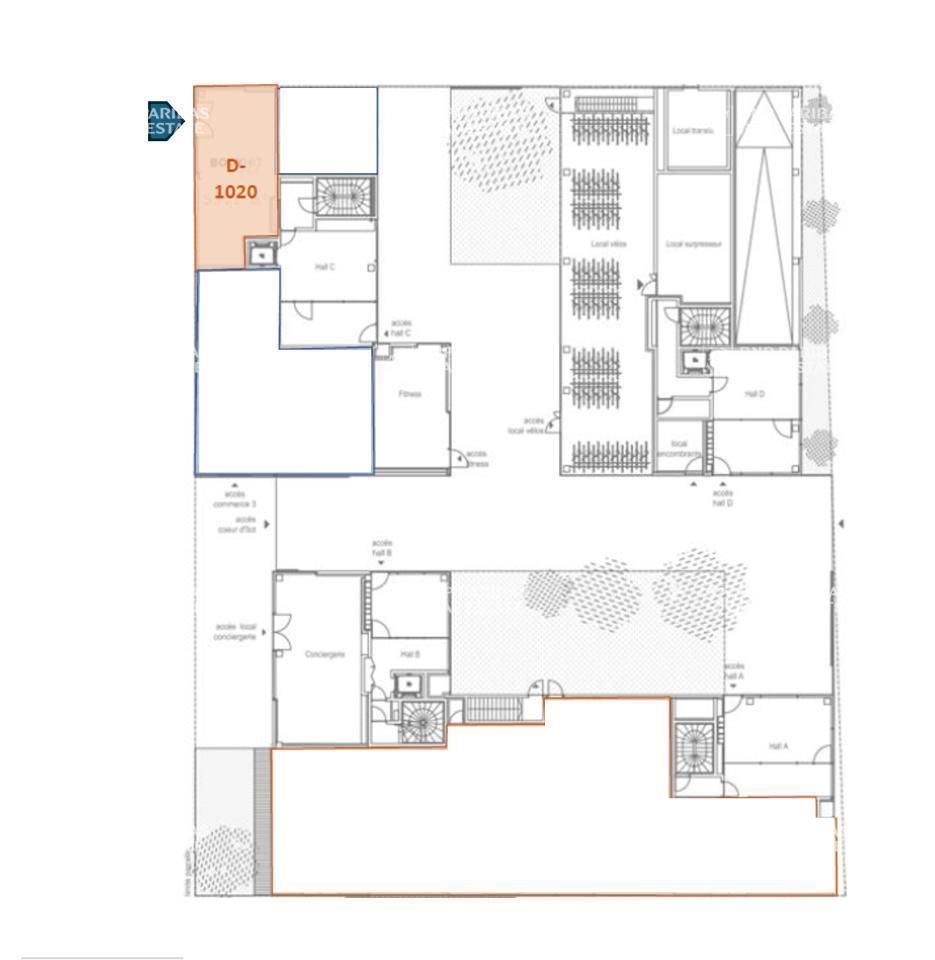 Location Bureaux 55 m² non divisibles 44200 Nantes
