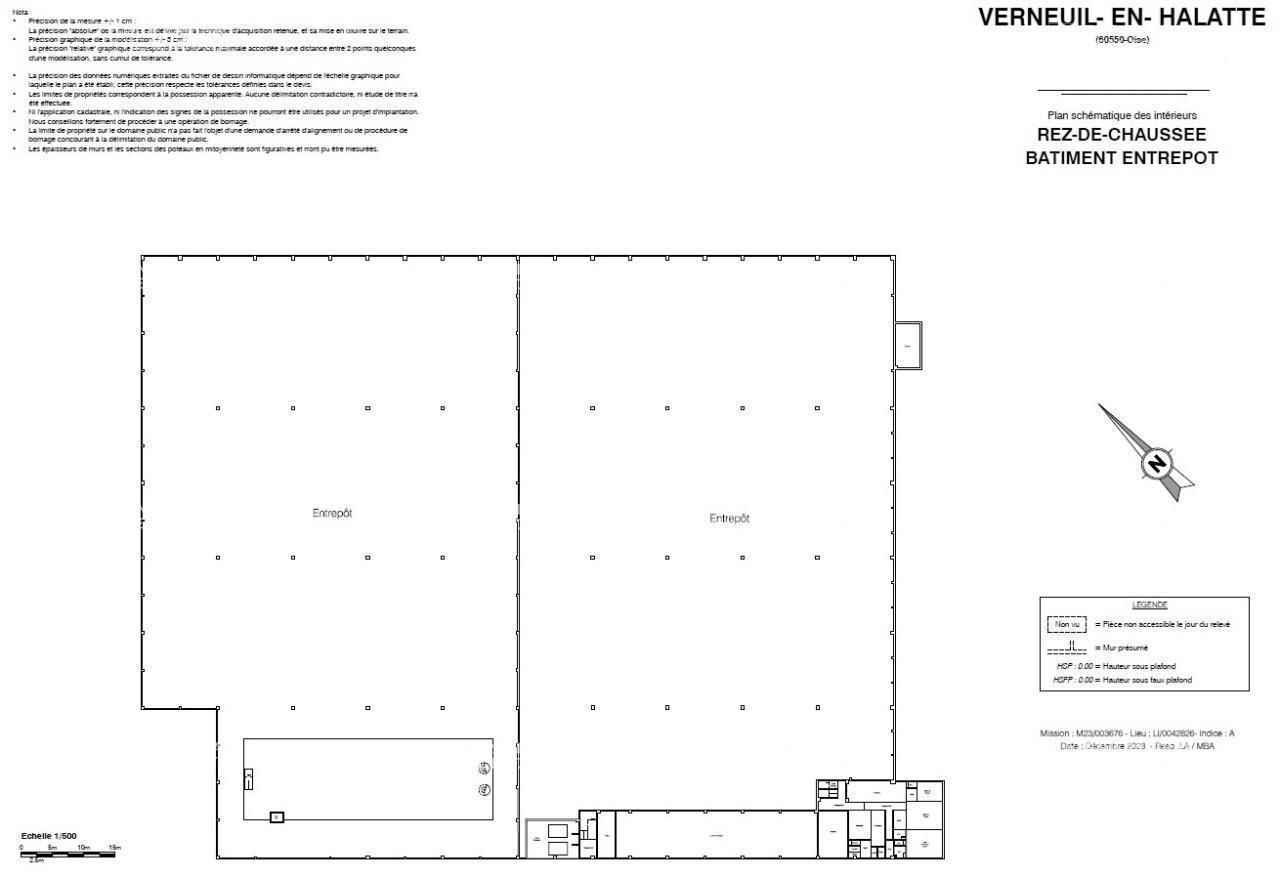 12227 m² pour cetentrepôts classe b en location à Verneuil-en-halatte