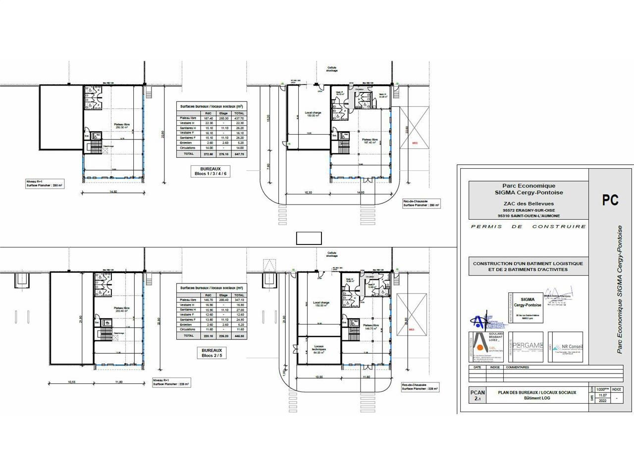 Location Entrepôts classe A 19271 m² non divisibles 95610 Éragny