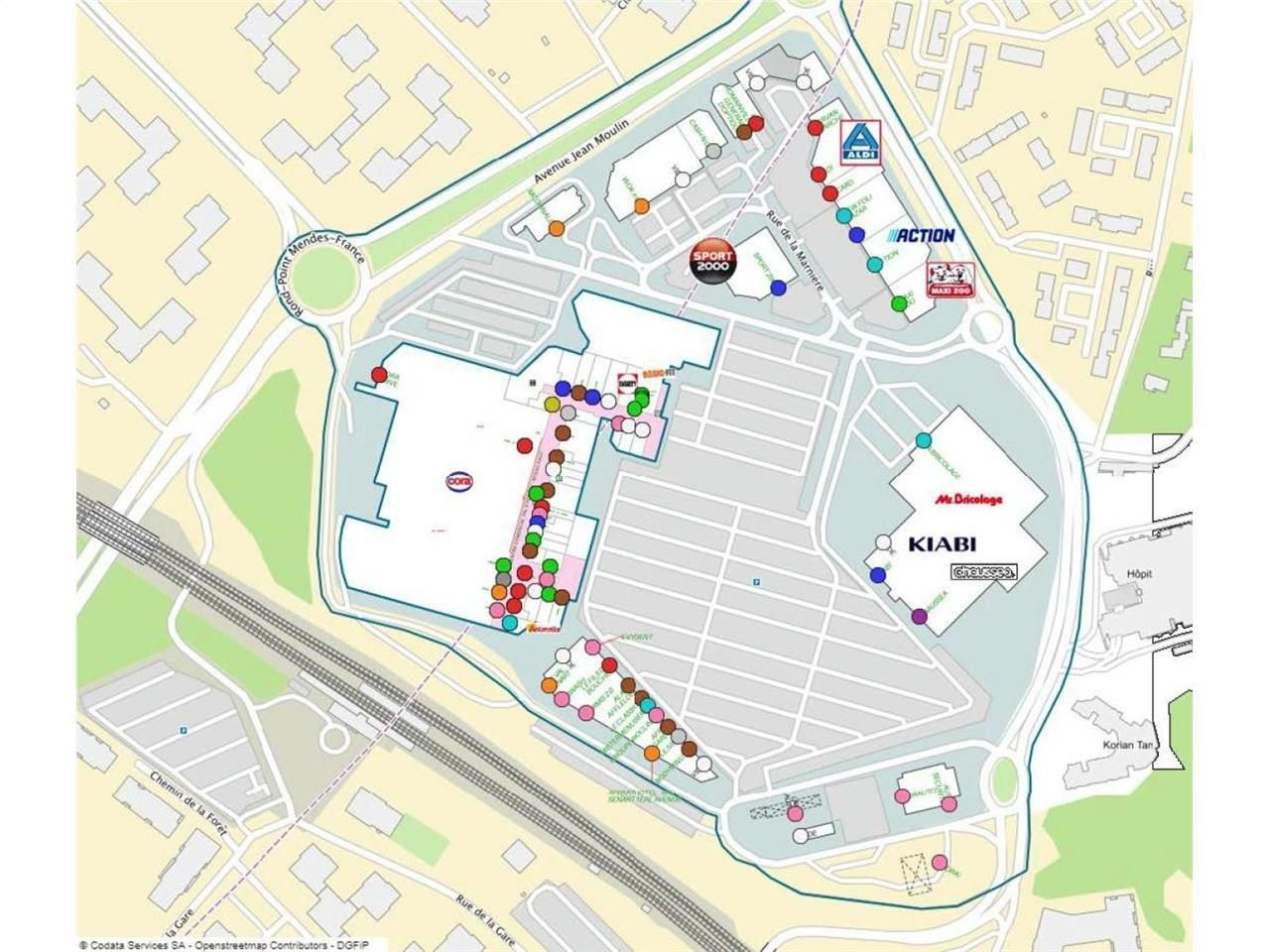 1612.74 m² pour ce local commercial en location à Quincy-sous-sénart