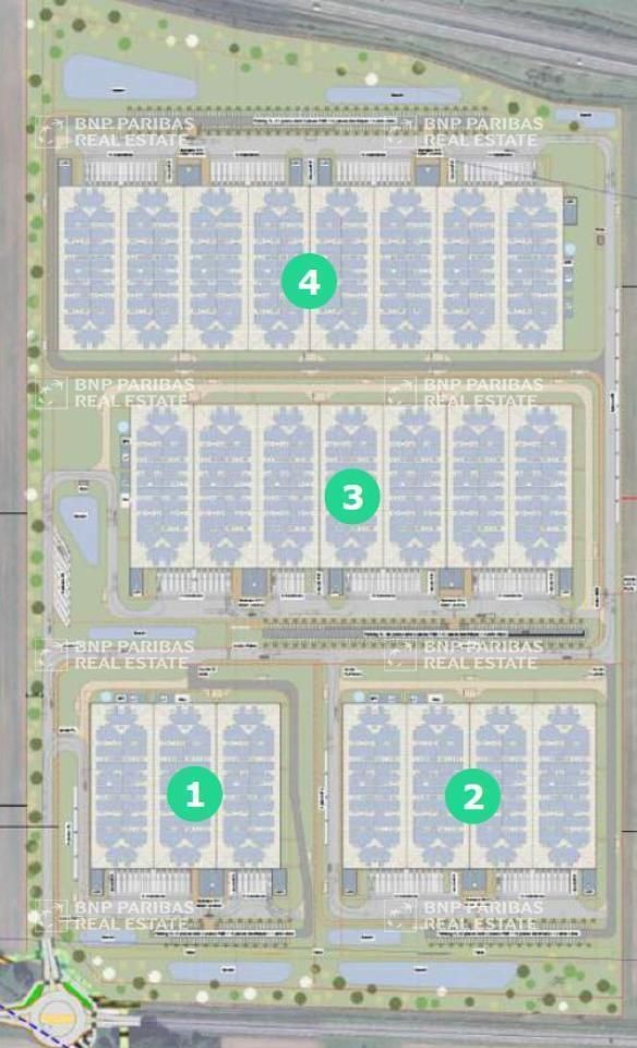 Location Entrepôts classe A 18690 m² non divisibles 89190 Bagneaux