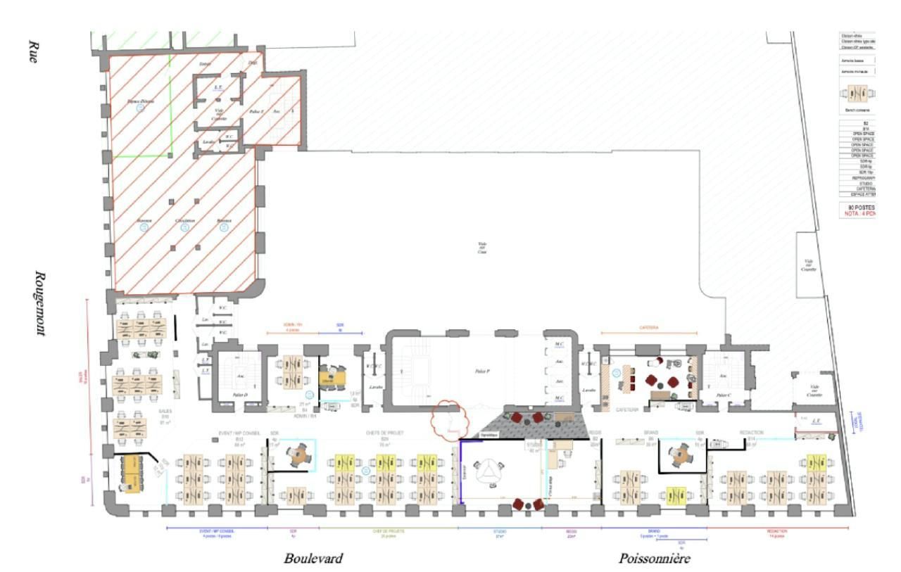 Location bureaux à Paris 75009