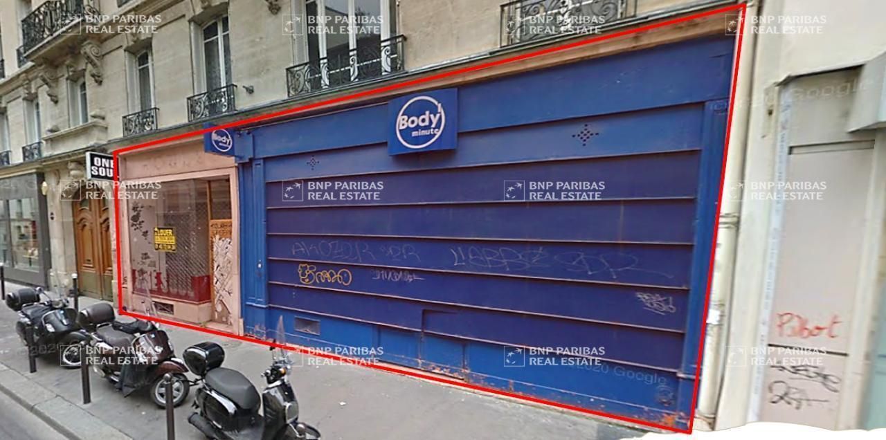 187.6 m² pour ce local commercial en location à Paris