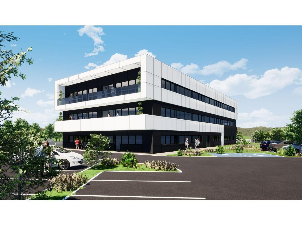 1943 m² pour ce bureaux en location à Ars-laquenexy