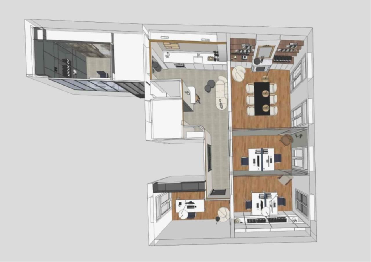 150.78 m² pour ce bureaux en location à Tours