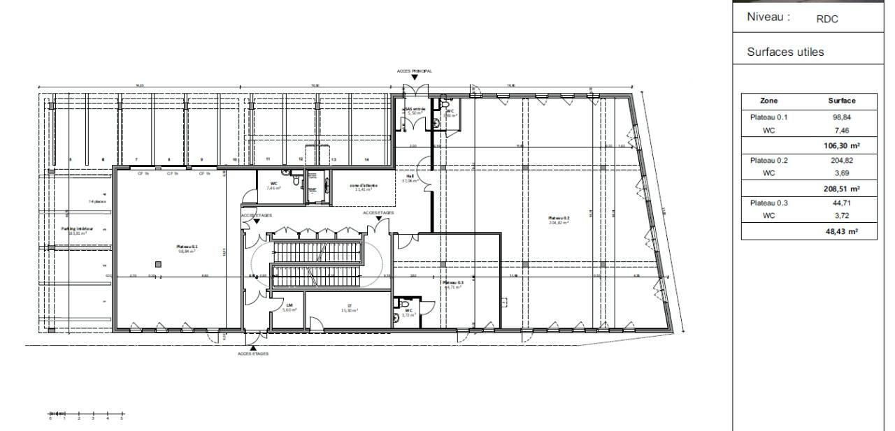 2566.06 m² pour ce bureaux en vente à Rouen