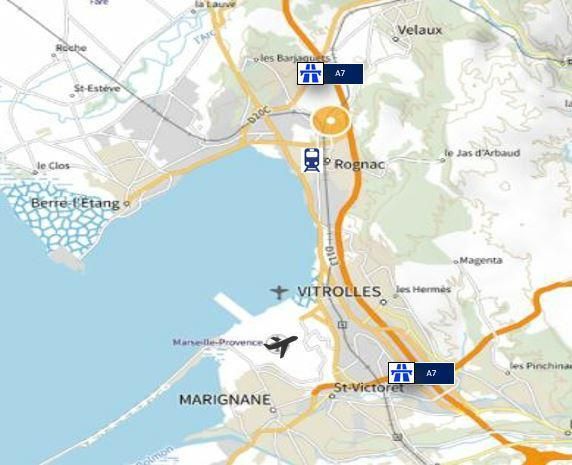 Location Entrepôts classe A 31245 m² divisibles 13130 Berre-l'étang