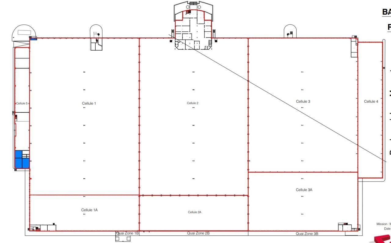 Location Entrepôts classe A 10966 m² non divisibles 77127 Lieusaint
