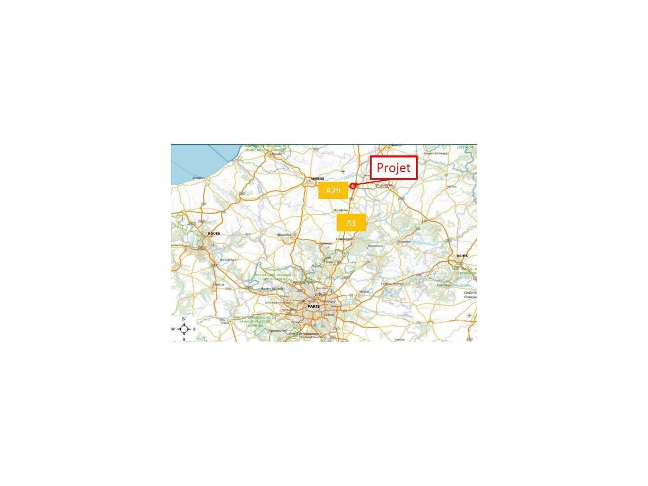 22494 m² pour cetentrepôts classe a en location à Ablaincourt-pressoir