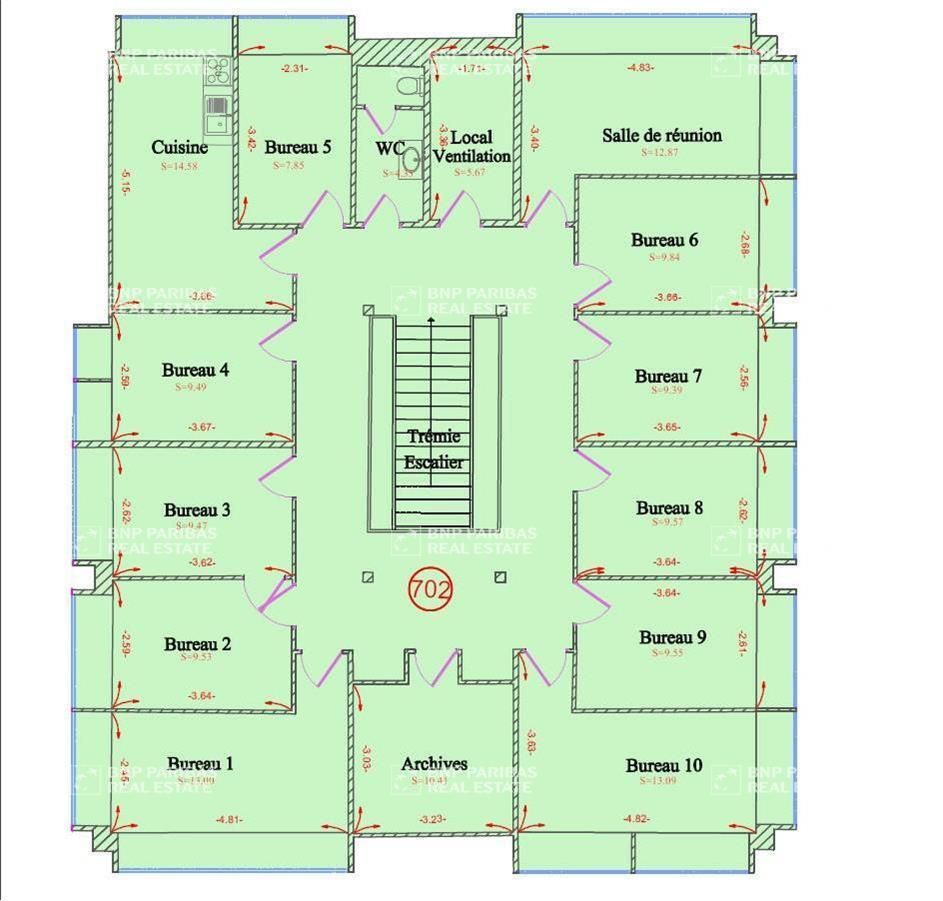 499 m² pour ce bureaux en vente à Rennes 35700