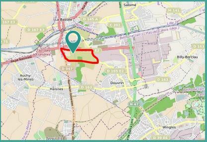 26126 m² pour cetentrepôts classe a en location à Douvrin