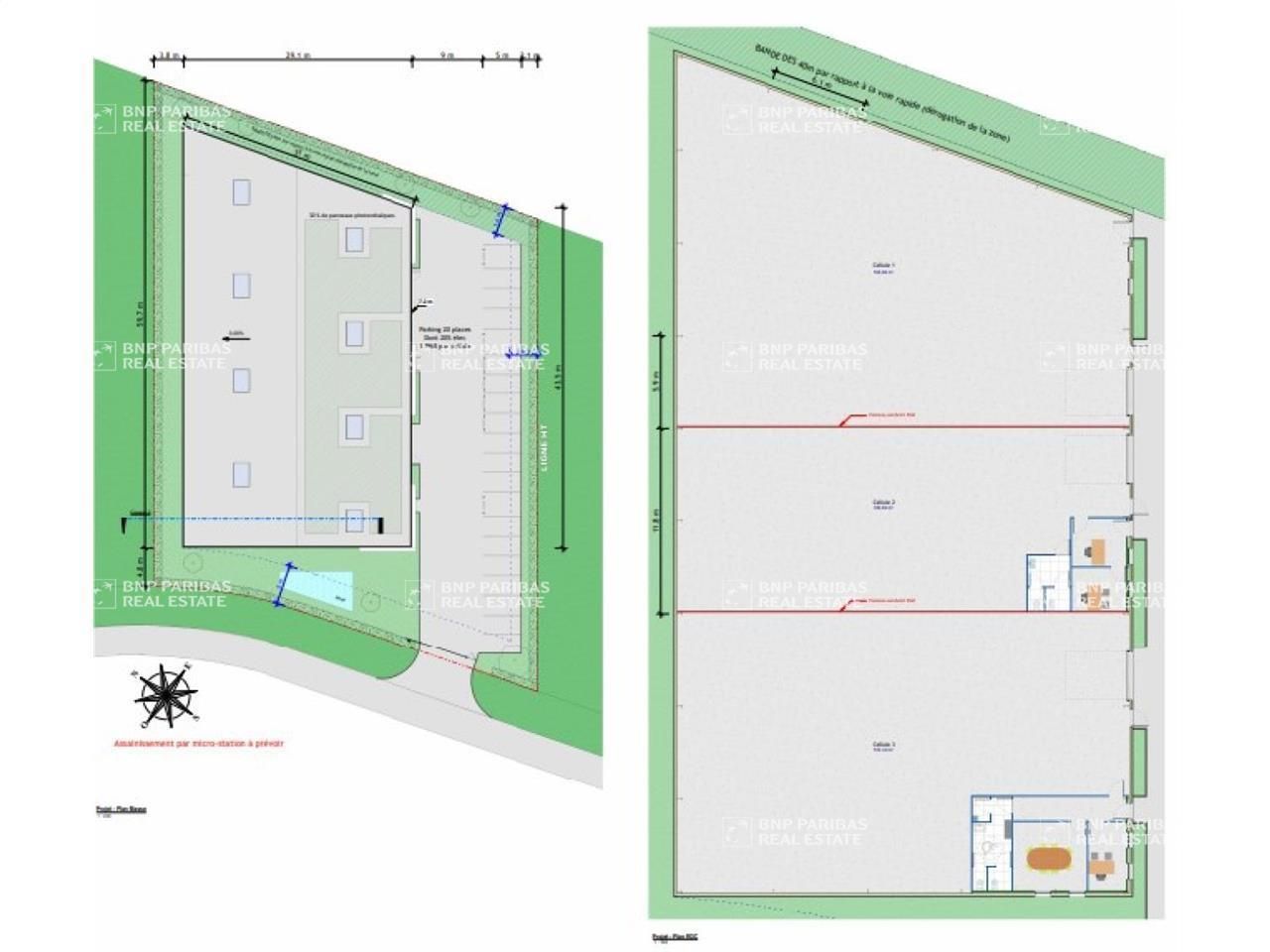 1383 m² pour ce activité en location à Thélus