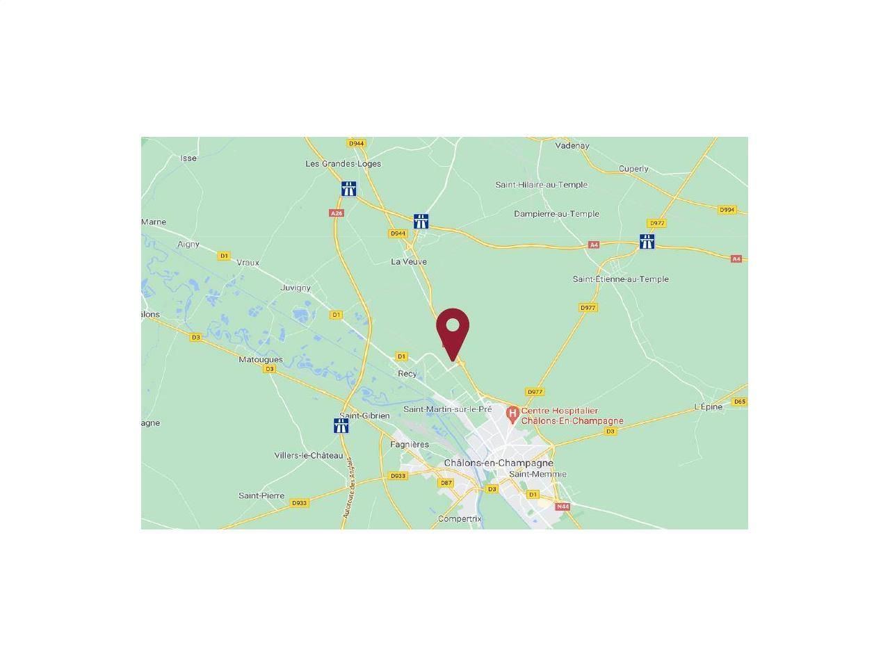 8050 m² pour cetentrepôts classe a en location à Recy