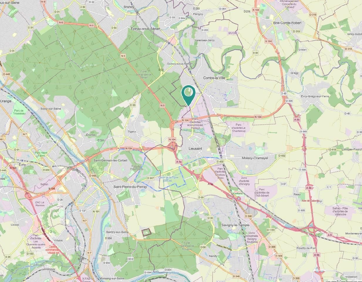 Location Entrepôts classe A 48811 m² non divisibles 77380 Combs-la-ville