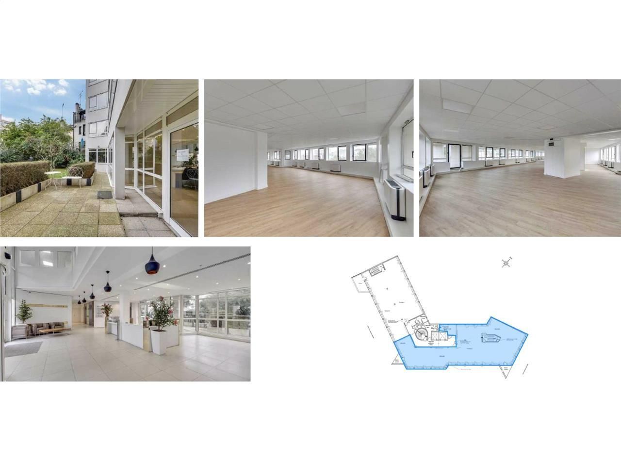 Location Bureaux 745 m² divisibles 92130 Issy les moulineaux