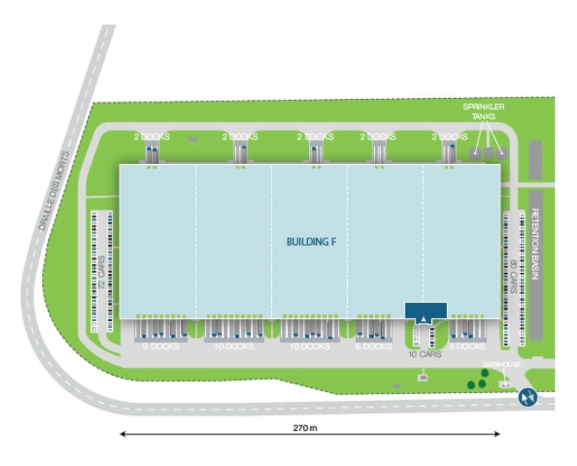 30329 m² pour cetentrepôts classe a en location à Saint-martin-de-crau