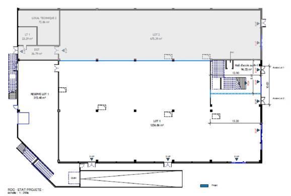 1572 m² pour ce local commercial en location à Coignières