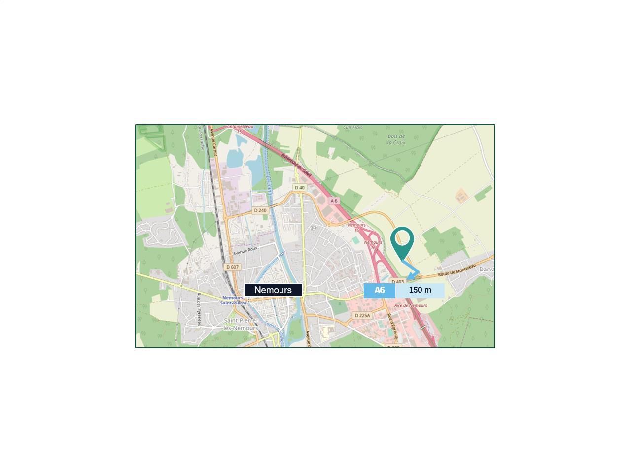 100000 m² pour cetentrepôts classe a en location à Darvault