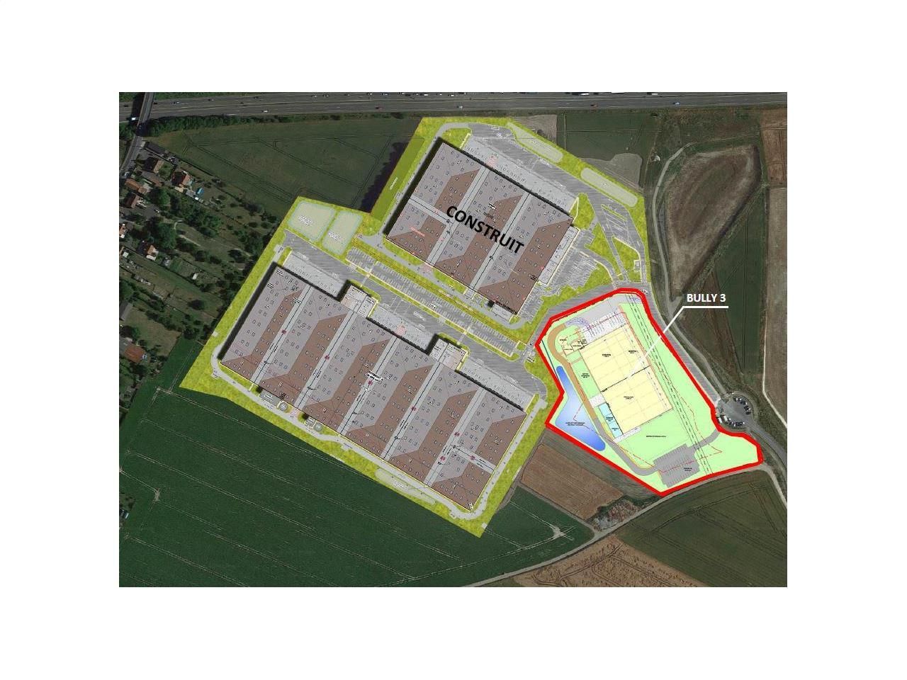 8455 m² pour cetentrepôts classe a en location à Bully-les-mines