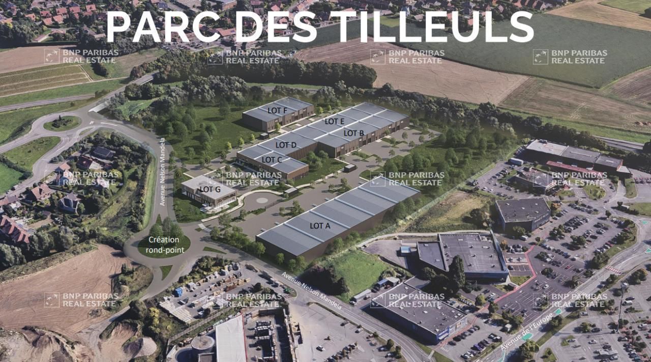 Location Activité 9390 m² divisibles 59115 Leers