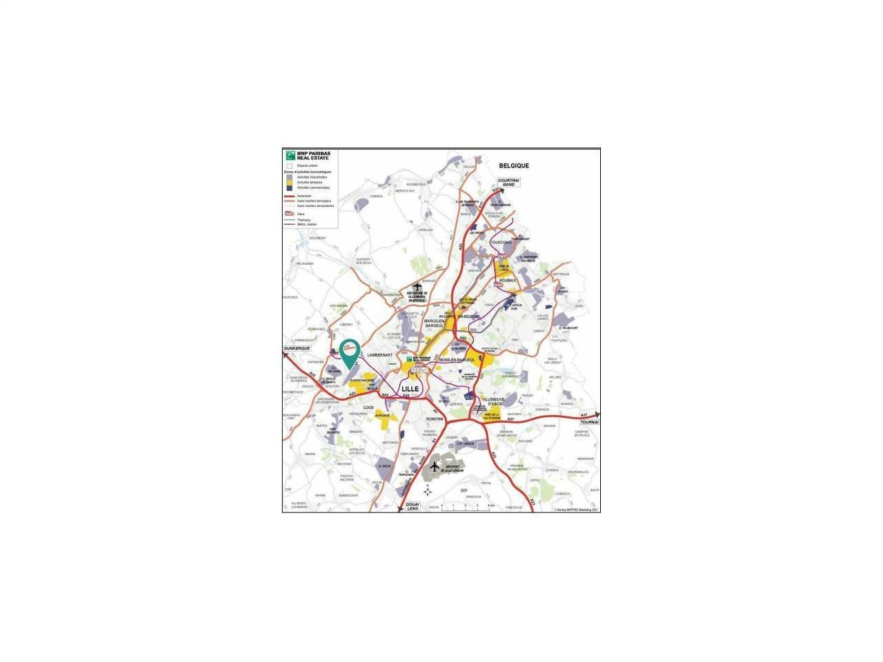 9782.8 m² pour cetentrepôts classe a en vente à Lille