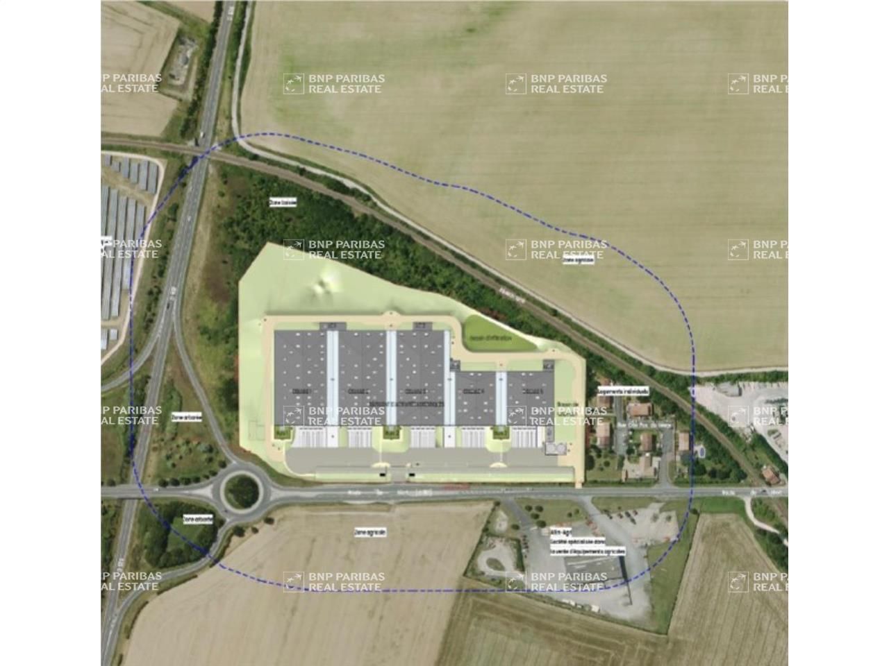 20461 m² pour cetentrepôts classe a en vente à Saint-jean-d'angély