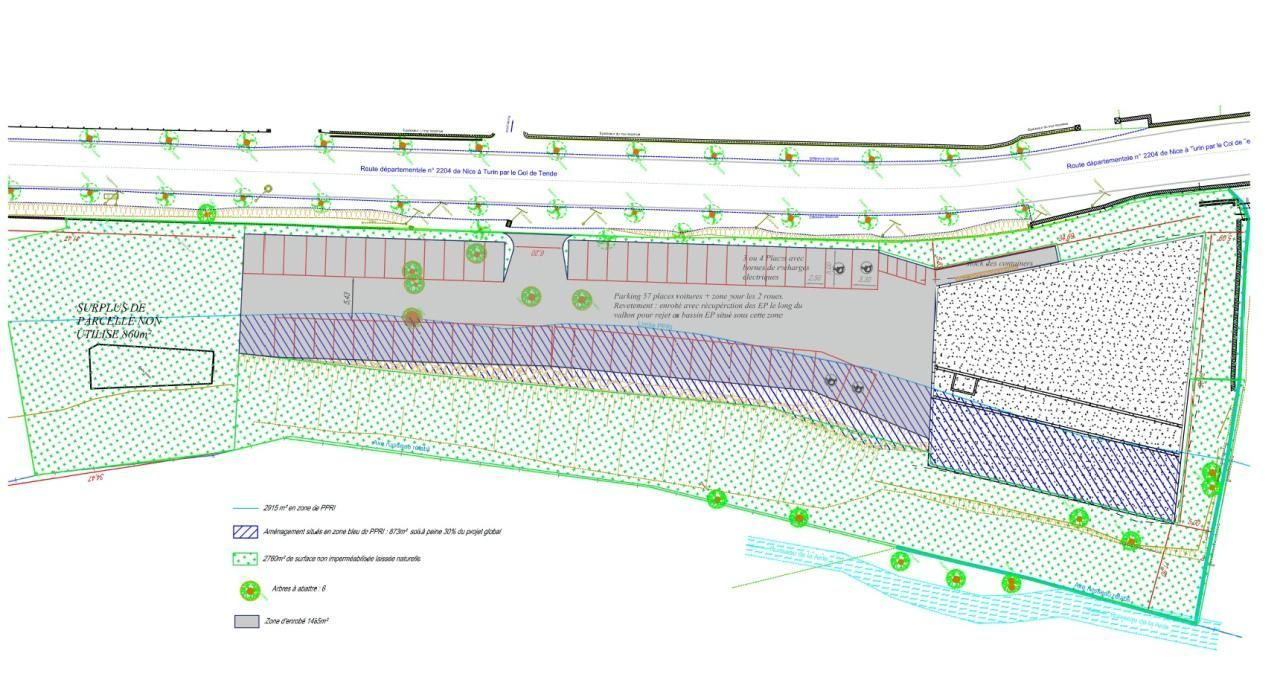 Location Activité 911 m² non divisibles 06390 Contes
