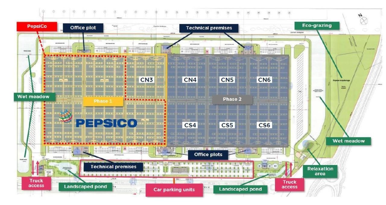 Vente Entrepôts classe A 79920 m² non divisibles 62119 Dourges