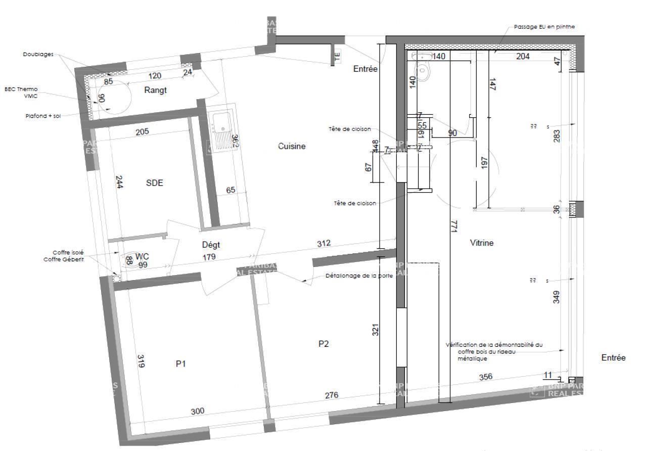 70 m² pour ce bureaux en location à Nantes