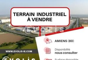 Terrain industriel à vendre Amiens - accès A1, A16, A29 et SNCF
