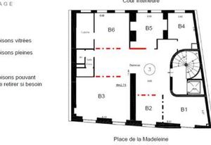 Location bureaux Paris 8 place de la Madeleine - Métros 8,12,14 et RER