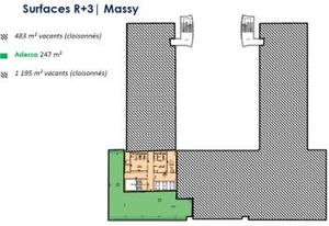 Location bureaux Massy - Proximité gare RER/TGV et aéroport Orly