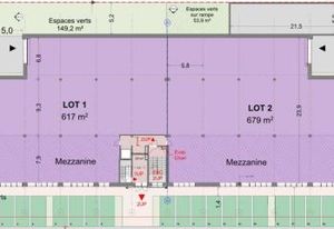 Locaux d'activité à vendre Genas - Proximité Rocade Est et A43