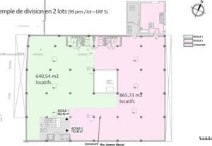 Location bureaux Lyon 9 - Proche métro et autoroute A6
