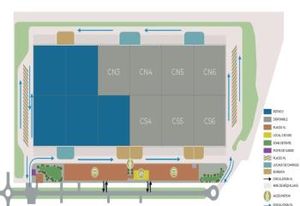 Location plateformes logistiques multimodales Dourges - Proximité A1, A21, A26