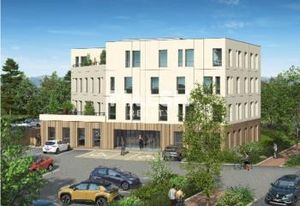 Vente bureaux neufs Gleizé, proche autoroute A6, parkings extérieurs et en sous-sol