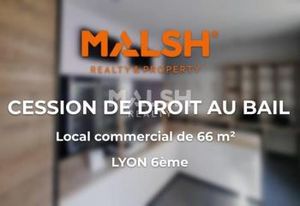 Local commercial à céder Lyon 6ème - Masséna - Transports