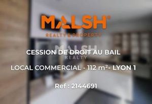 Local commercial à céder Lyon 1 - Métro et bus