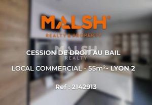 Local commercial à céder Lyon 2 - Proche Bellecour
