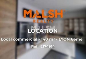 Location local commercial Lyon 6ème - Proche quais et transports