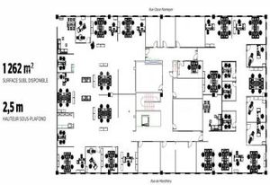 Location bureaux 2658 m² Rungis - Proximité transports