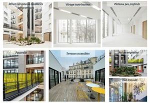 Location bureaux Paris 20 - Proche 3 lignes métro Gambetta