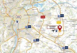 Messagerie à louer Colombier-Saugnieu - Proximité aéroport TGV Lyon