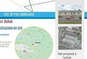Bâtiment industriel à vendre Morlaàs - Proximité A64 et transports