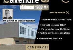 Locaux d'activité à vendre proche Mâcon - 1980 m²