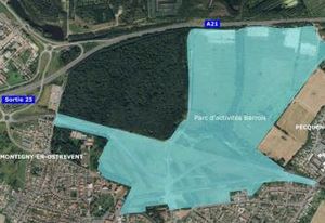Terrain industriel à vendre Montigny-en-Ostrevent - A21 et TGV