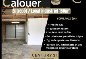 Location entrepôt Courlaoux - Proche A39 et Lons-le-Saunier