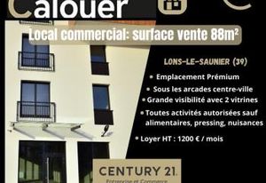 Local commercial à louer Lons-le-Saunier centre-ville
