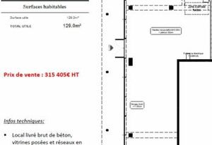 Local commercial à vendre Mérignac Mondésir - Tram A et TER