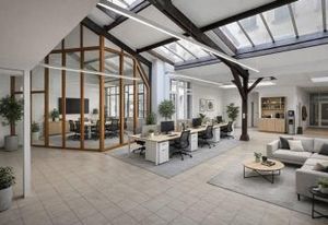Location bureaux Paris 5 - Immeuble ancien, triplex lumineux
